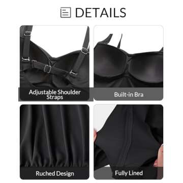 Comfortable Plus Size One Piece Swimsuit for Women