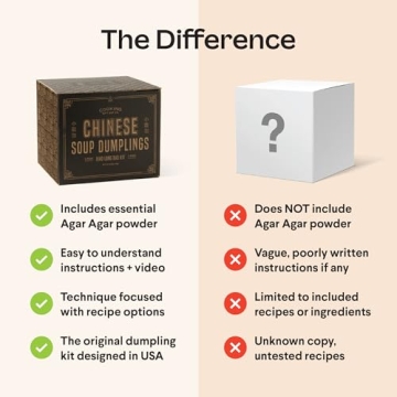 Original Chinese Soup Dumpling Steamer Kit | Bamboo Steamer Basket Set | Unique Gifts for Cooks, Chef Gifts for Friends | Cooking Gifts for Sister or Brother | Unique Christmas Gifts for Women & Men