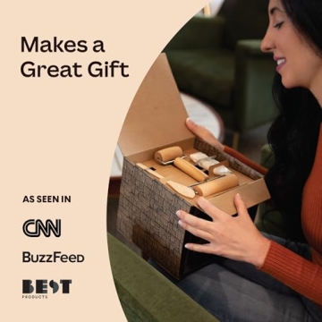 Original Chinese Soup Dumpling Steamer Kit | Bamboo Steamer Basket Set | Unique Gifts for Cooks, Chef Gifts for Friends | Cooking Gifts for Sister or Brother | Unique Christmas Gifts for Women & Men