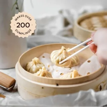 Original Chinese Soup Dumpling Steamer Kit | Bamboo Steamer Basket Set | Unique Gifts for Cooks, Chef Gifts for Friends | Cooking Gifts for Sister or Brother | Unique Christmas Gifts for Women & Men
