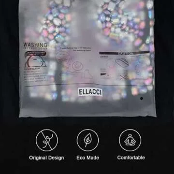 ELLACCI Women's Sexy Rhinestone Bustier Crop Top Club Party Glitter Corset Top Bra Black Multicolor Medium