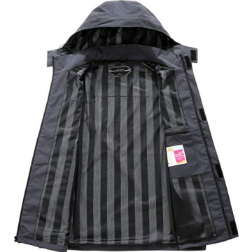 OTU Waterproof Hooded Rain Jacket for Outdoor Adventures