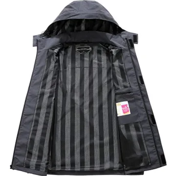 OTU Waterproof Hooded Rain Jacket for Outdoor Adventures