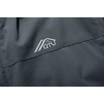 OTU Waterproof Hooded Rain Jacket for Outdoor Adventures