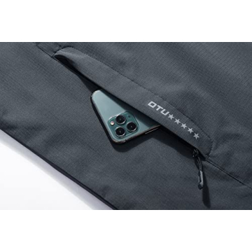OTU Waterproof Hooded Rain Jacket for Outdoor Adventures