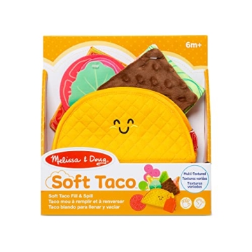 Melissa & Doug Sensory Soft Taco Toy for Babies