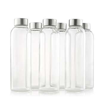 Charmed 500 ML Glass drinking juice bottle (Set of 6)