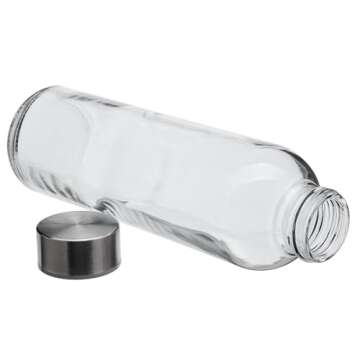 Charmed 500 ML Glass drinking juice bottle (Set of 6)