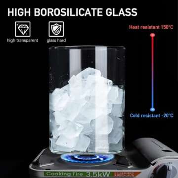 Gencywe Glass Storage Jars with Bamboo Lid, 27 OZ Airtight Food Storage Jar with Labels, Clear Kitchen Canisters for Candy, Cookie, Rice, Coffee Beans, Snacks, Spices