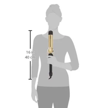 Hot Tools 1 1/2" Curling Iron for Beginners | Long-Lasting Results, Defined Curls and Easy to Use with Temperature Control for All Hair Types up to 430℉