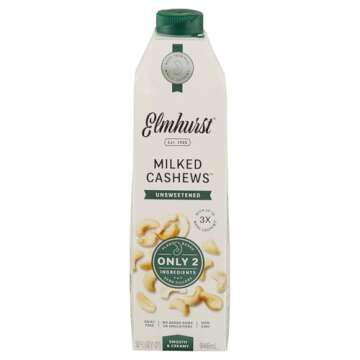 ELMHURST Unsweetened Cashew Milk, 32 FZ