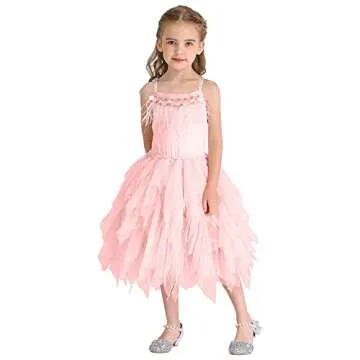 MYRISAM Swan Princess Tutu Dress for Little Girls