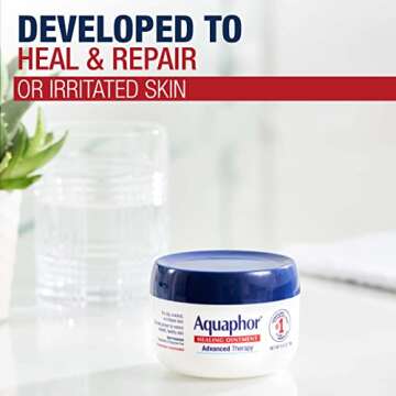 Aquaphor Healing Ointment Advanced Therapy Skin Protectant, Body Moisturizer for Dry Skin, Minor Cut...