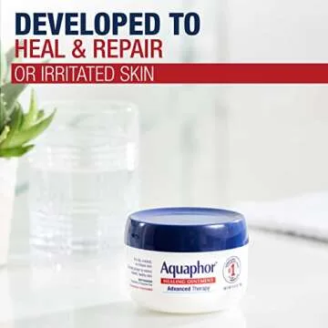 Aquaphor Healing Ointment Advanced Therapy Skin Protectant for Dry Skin, Lips, Cuts, and More