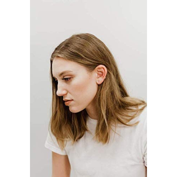 Adjustable 14k Gold Filled Ear Cuffs for Women Men Non Pierced