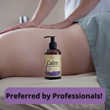 Calm Massage Oil with Lavender & Chamomile for Sore Muscles