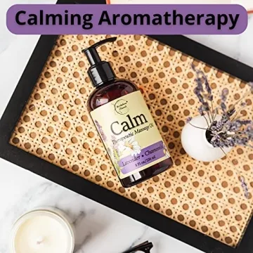 Calm Massage Oil with Lavender & Chamomile for Sore Muscles