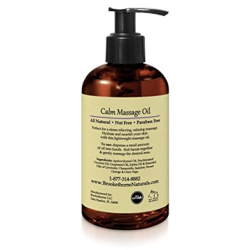Calm Massage Oil with Lavender & Chamomile for Sore Muscles