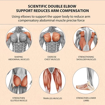 Uota Elbow Support Ab Roller for Effective Core Training