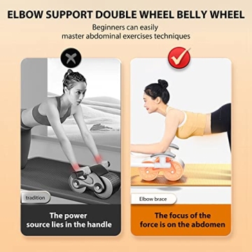 Uota Elbow Support Ab Roller for Effective Core Training