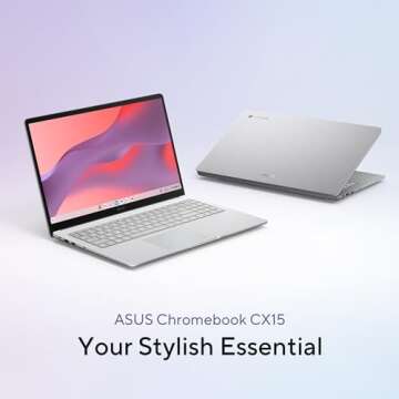 ASUS Chromebook CX15 Laptop - Lightweight & Durable with Long Battery Life