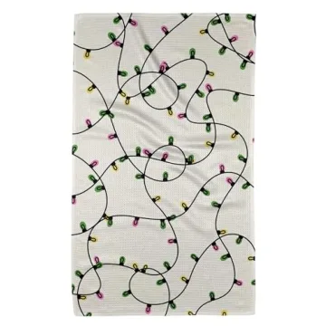 GEOMETRY Christmas Kitchen Towels - Quick Dry Microfiber Cloth Dish Towels for Kitchen Drying - Prem...