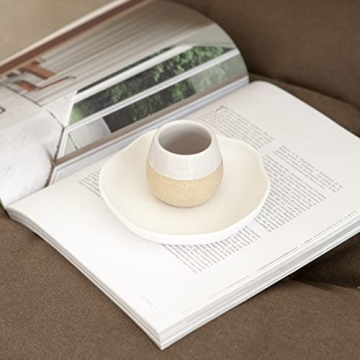 Elegant Amarcado Ceramic Espresso Cups Set of 4