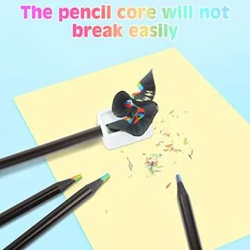 nsxsu 7-in-1 Rainbow Pencils for Art and Fun