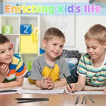 nsxsu 7-in-1 Rainbow Pencils for Art and Fun