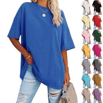 Luwita Stylish Oversized Women’s T-Shirts for Summer 2025