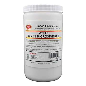 Fasco Epoxies White Glass Microspheres - Crafting Filler for Epoxy Resins