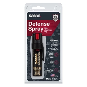SABRE Advanced Pepper Spray for Self Defense and Safety