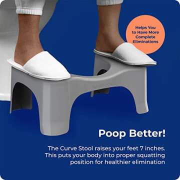 Squatty Potty Original Toilet Stool for Natural Relief and Comfort
