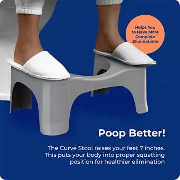 Squatty Potty Original Toilet Stool for Natural Relief and Comfort