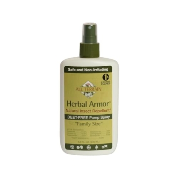 Herbal Armor DEET-Free Pump Spray 8oz Insect Repellent - Plant-Based & Family Safe