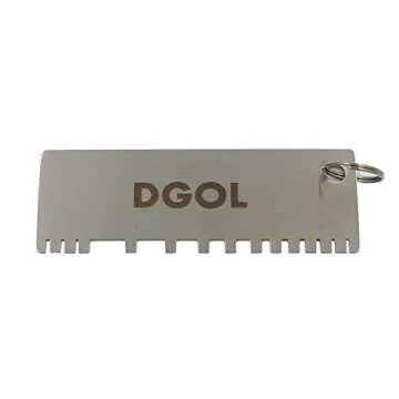 DGOL Stainless Steel Mini Portable Metal Sheet Thickness Gauge Material Wire Thickness Gage