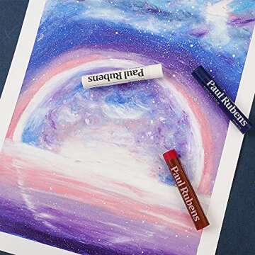 Paul Rubens Oil Pastels Kit 54 Colors, Artist Soft Oil Pastels Vibrant and Creamy, Suitable for Artists, Beginners, Students, for Art Painting Drawing