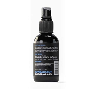 Ballsy Men's Groin Spray - Odor Neutralizer & Skin Soother
