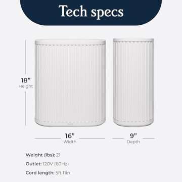 Windmill Air Purifier - 3-in-1 HEPA Filtration, Quiet, Smart