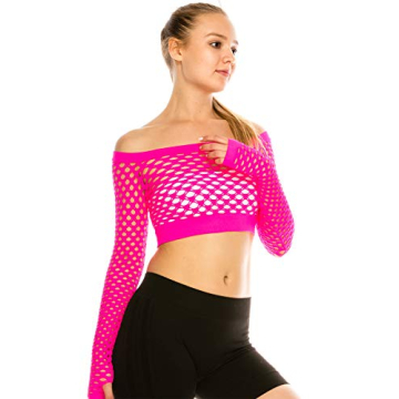 Kurve Women’s Sexy Fishnet Top - Versatile Party Essential