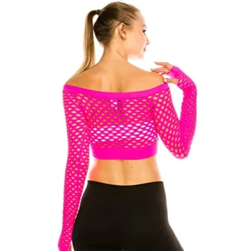 Kurve Women’s Sexy Fishnet Top - Versatile Party Essential