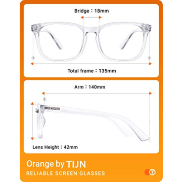 TIJN Anti-Blue Light Glasses for Eye Comfort and Style