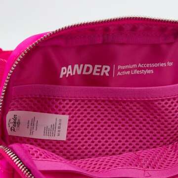 Pander Belt Bag for Women, Fashion Waist Packs, Crossbody Bags, Everywhere Belt Bag with Adjustable Strap (Sonic Pink).