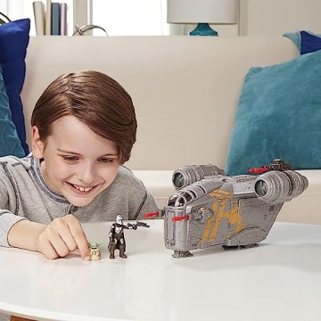 Star Wars Mission Fleet Razor Crest with Action Figure for Kids