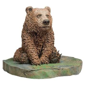 Super Sculpey Medium Gray, Premium, Non Toxic, Medium firmness, Sculpting Modeling Polymer clay, Oven Bake Clay, 1 pound bar. Great for all advanced sculptors, model makers and movie studios