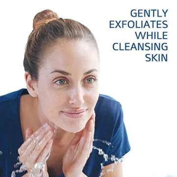 Cetaphil Exfoliating Face Wash, Extra Gentle Daily Face Scrub, Gently Exfoliates & Cleanses, For All Skin Types, Non-Irritating & Hypoallergenic, Suitable For Sensitive Skin, 6 Fl Oz, Pack of 2