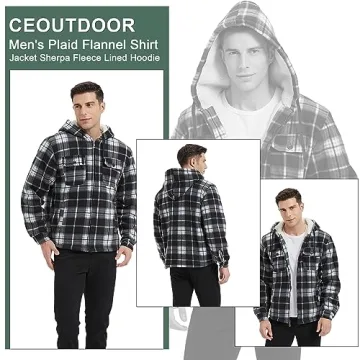 Flannel Hoodie Jacket for Warmth and Style