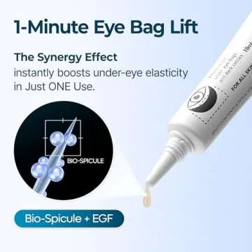 Dr.Melaxin Eyephalt Eyebag Cream for Puffiness, Dark Circles & Fine Lines, Wrinkle, EGF Anti-Aging Under Eye Moisturizer with Niacinamide&Ceramide 0.33 fl.oz.