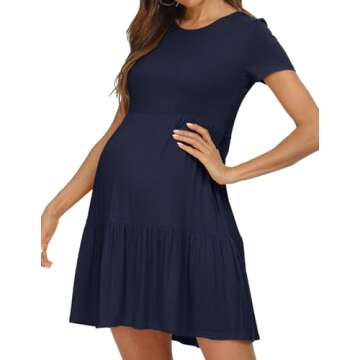 Levaca Women Casual T-Shirt Dress - Comfort Meets Style