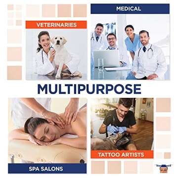 Pink Disposable Isolation Gowns - 10 Pack Medical Safety Gowns